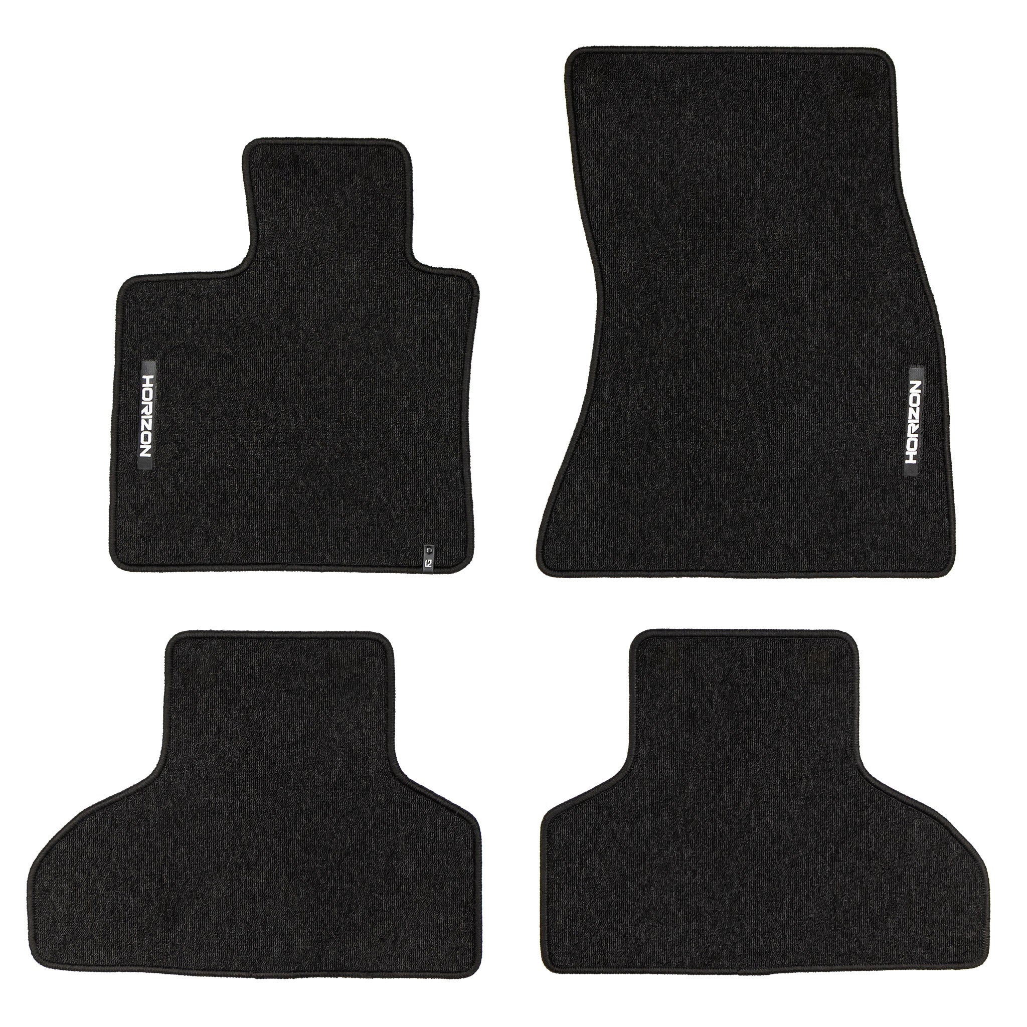 Velours Fußmatten für BMW X5 F15 2013-2018 Autoteppich AutomattenSchwarz 4 tlg