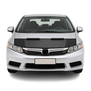 Haubenbra Steinschlagschutz Bonnet Bra für Honda Civic FB 2012-2015 Schwarz Halb