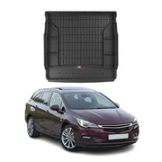 OMAC Gummi Kofferraumwanne für Opel Astra K Sports Tourer 2015-2021 TPE Schwarz