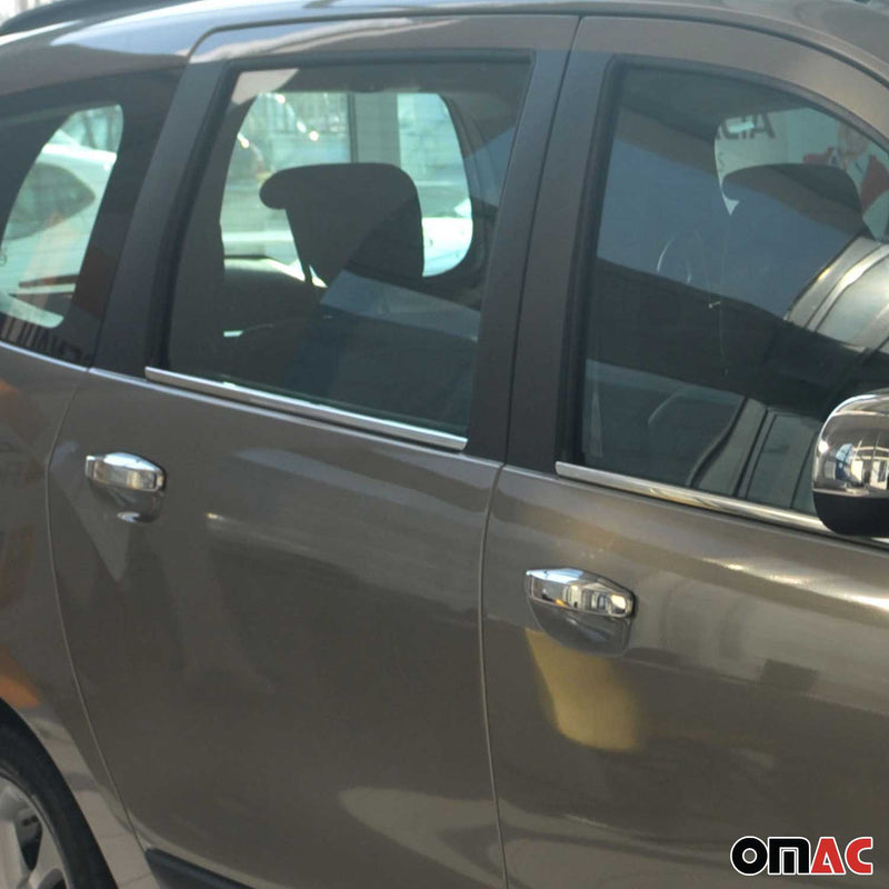 Fensterleisten Zierleisten für Dacia Lodgy 2012-2024 Edelstahl Chrom 4tlg
