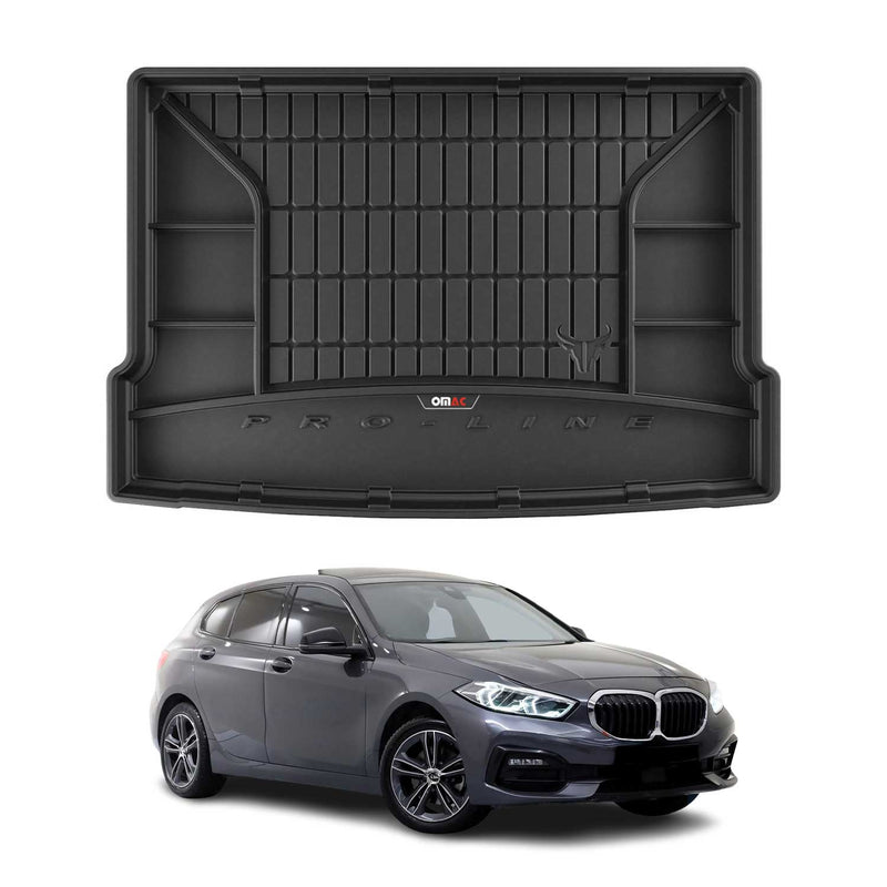 OMAC Gummi Kofferraumwanne für BMW 1er F40 2019-2024 TPE Laderaumwanne Schwarz
