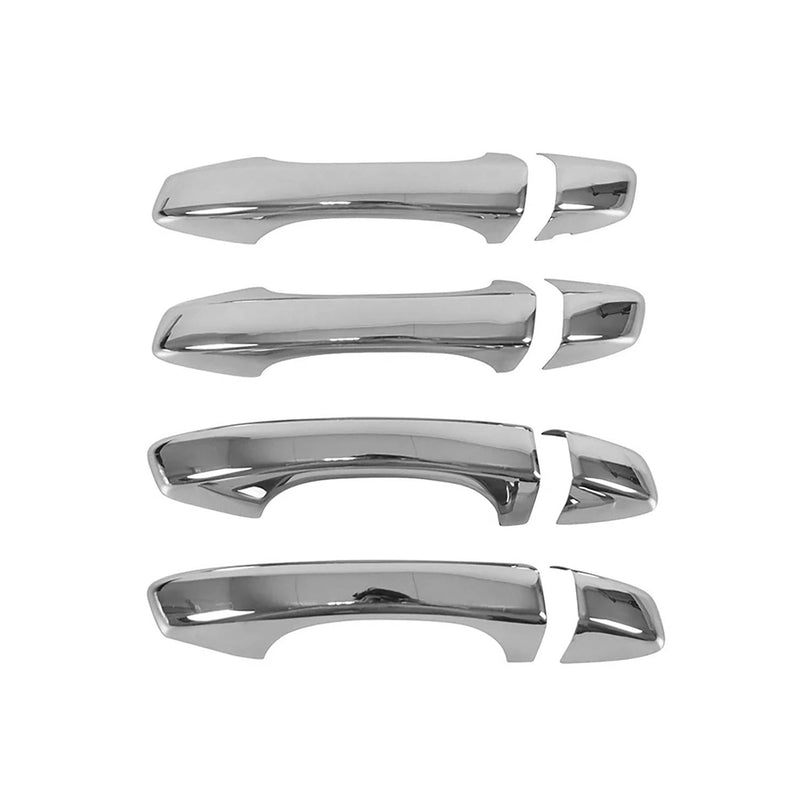 Türgriff Blende Türgriffkappen für Seat Leon 2012-2020 4-Tür Edelstahl Silber 8x