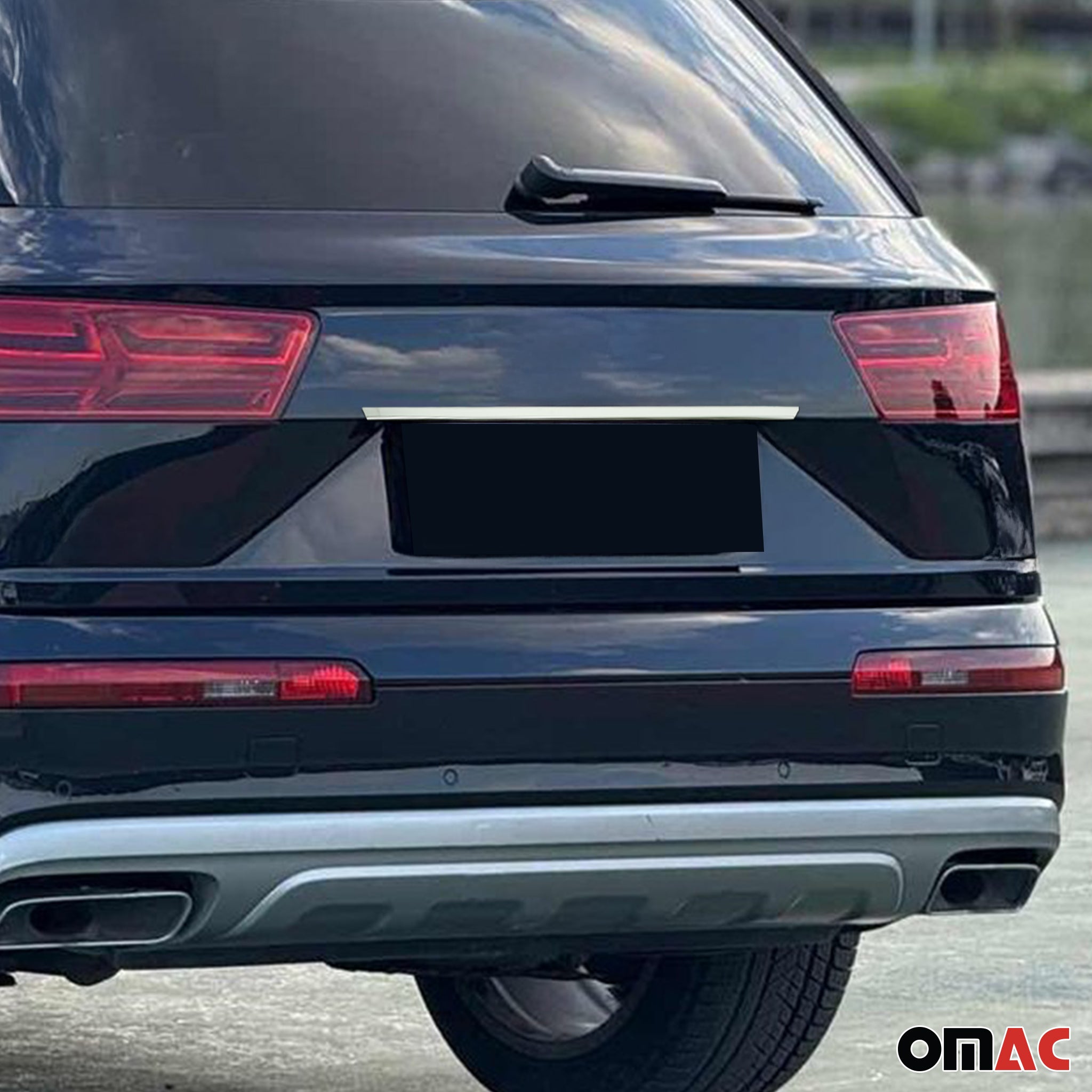 Heckklappe Kofferraumöffner Griff für Audi Q7 PRE-FL 2015-2019 Edelstahl Chrom