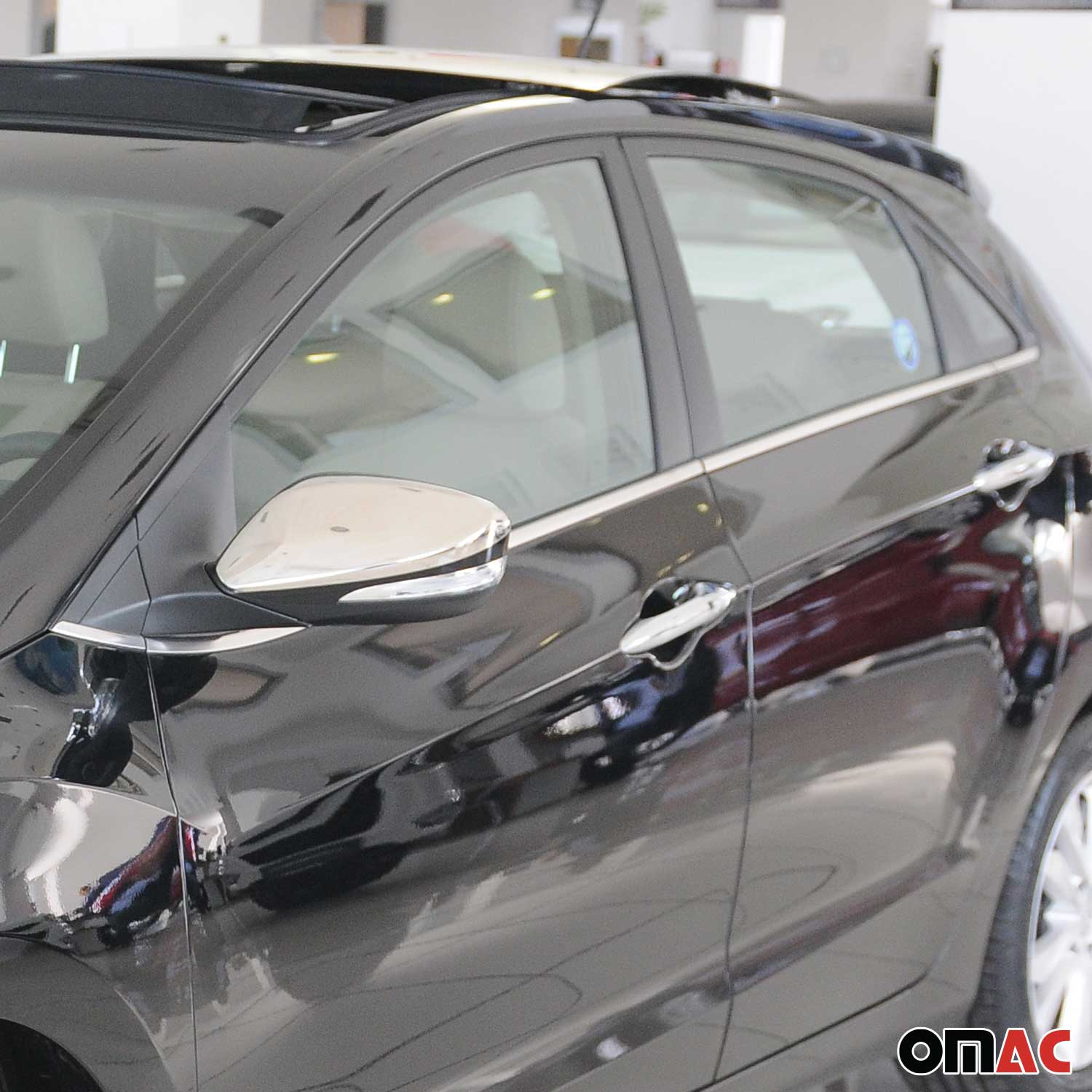 Fensterleisten Zierleisten für Hyundai i30 Schrägheck 2012-2017 Edelstahl 8tlg