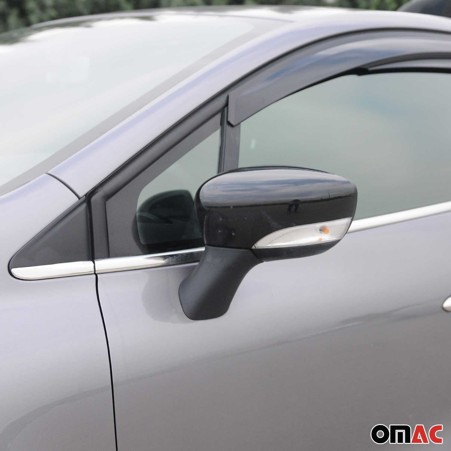 Fensterleisten Zierleisten für Renault Clio Schragheck Edelstahl Chrom 8tlg