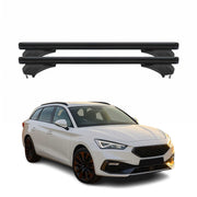Menabo Dachträger für Cupra Leon mk4 Sporturer 2020-2026 Aluminium Schwarz 2 tlg