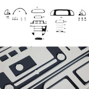 Innenraum Dekor Cockpit für Mercedes Sprinter 2000-2006 Piano Schwarz Optik 24x