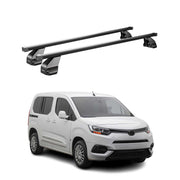 Menabo Dachträger Grundtäger für Toyota Proace City 2019-2026 75kg Stahl Schwarz