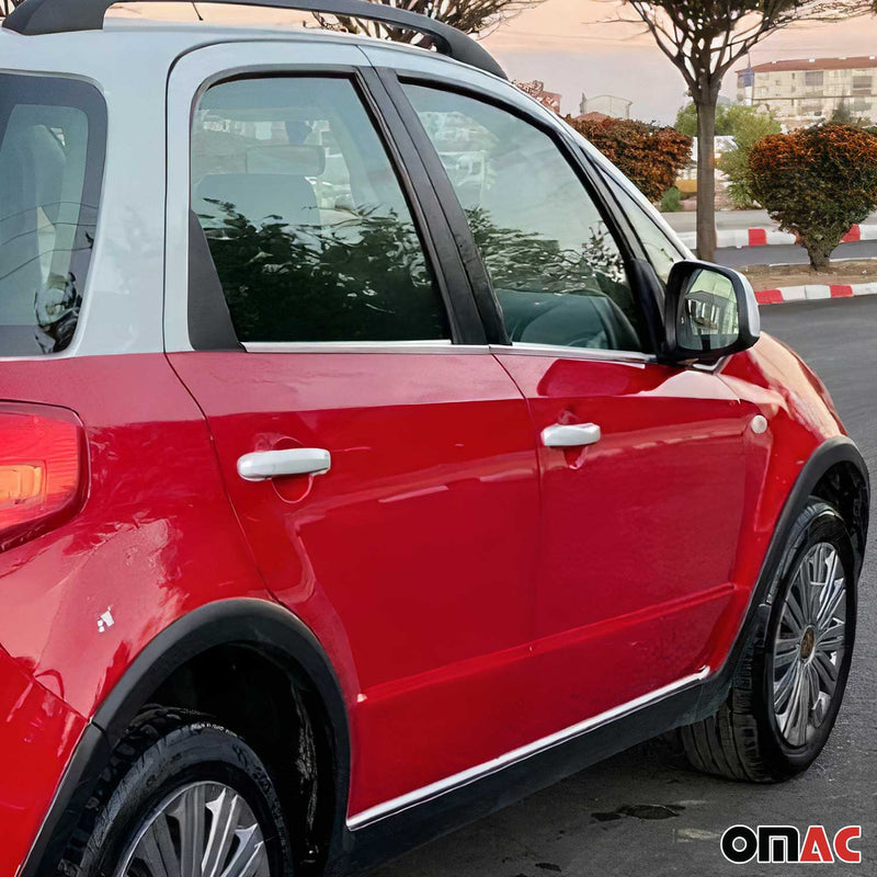 Fensterleisten Zierleisten für Suzuki SX4 2013-2025 Edelstahl Chrom 4tlg
