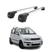 Dachträger Grundträger für Fiat Panda II 2003-2012 Aluminium 75kg Grau 2tlg