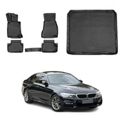 OMAC Fußmatten & Kofferraumwanne Set für BMW 5er Touring G31 2017-2023