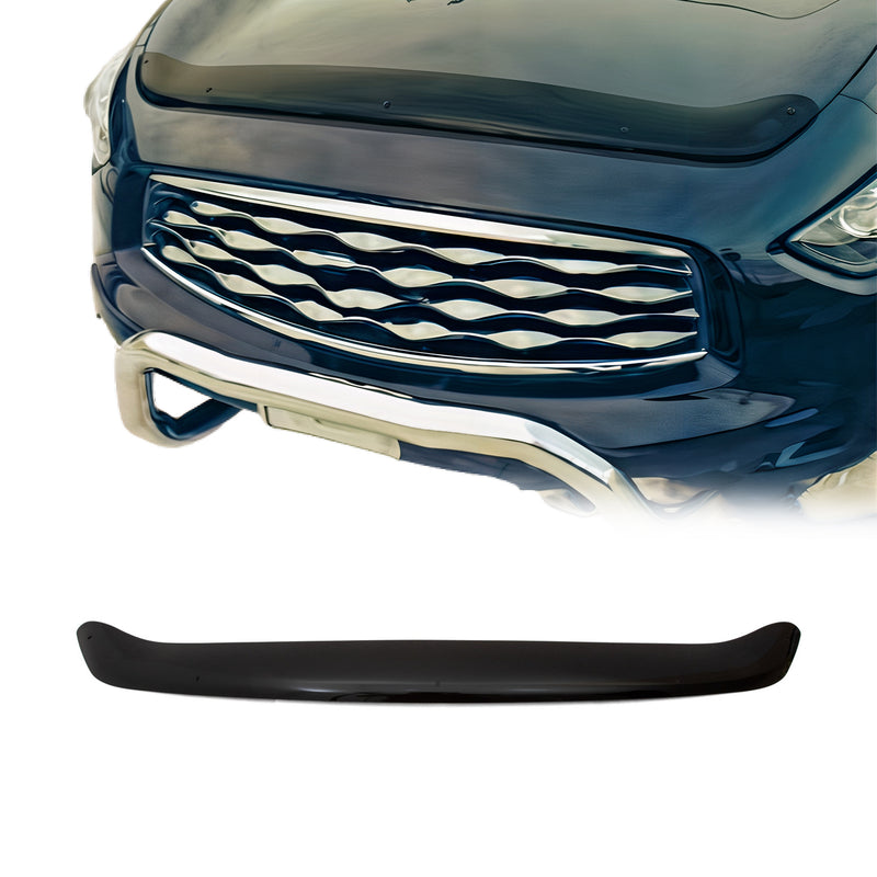Motorhaube Deflektor für Infinity FX50 2009-2013 ABS Schwarz