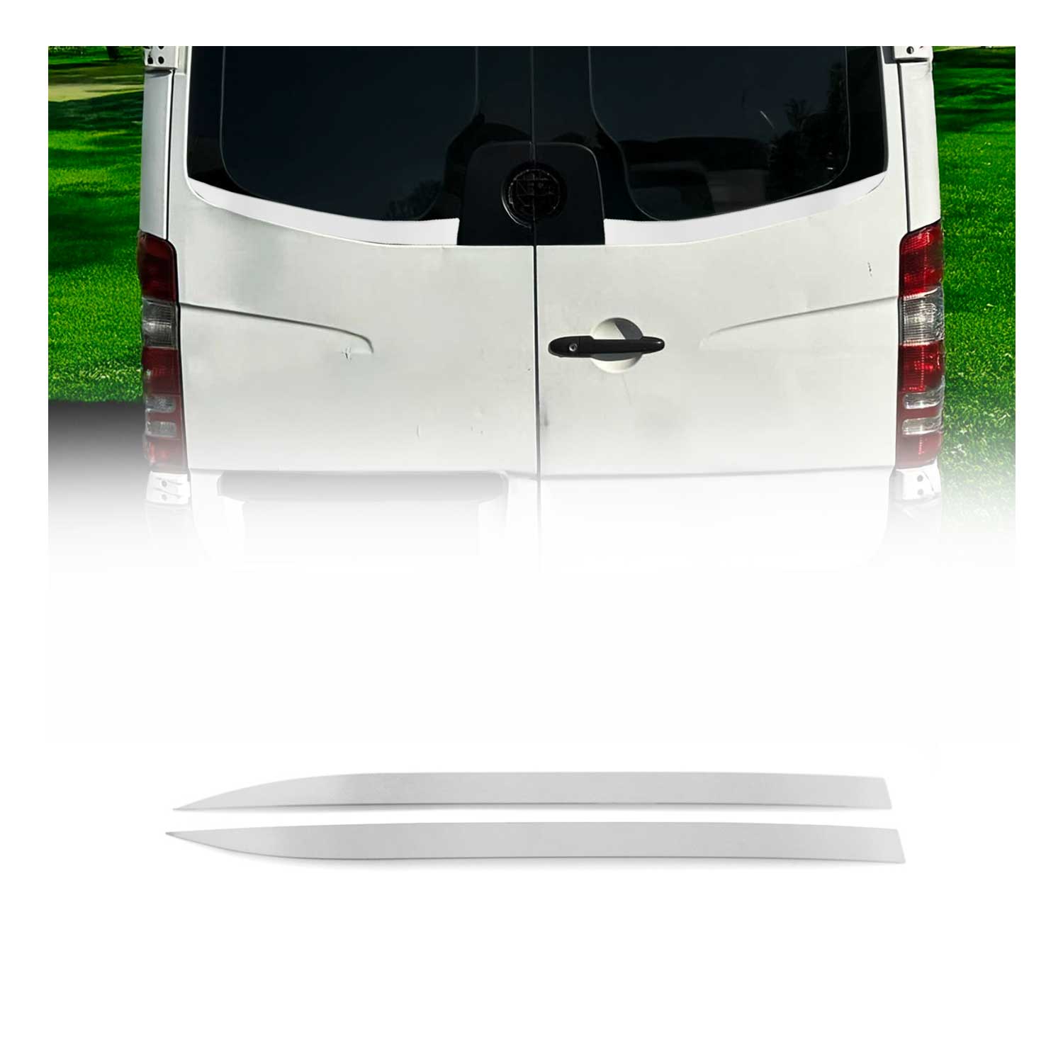 Fensterleisten Zierleisten für Mercedes Sprinter 2018-2026 Edelstahl Chrom 2x