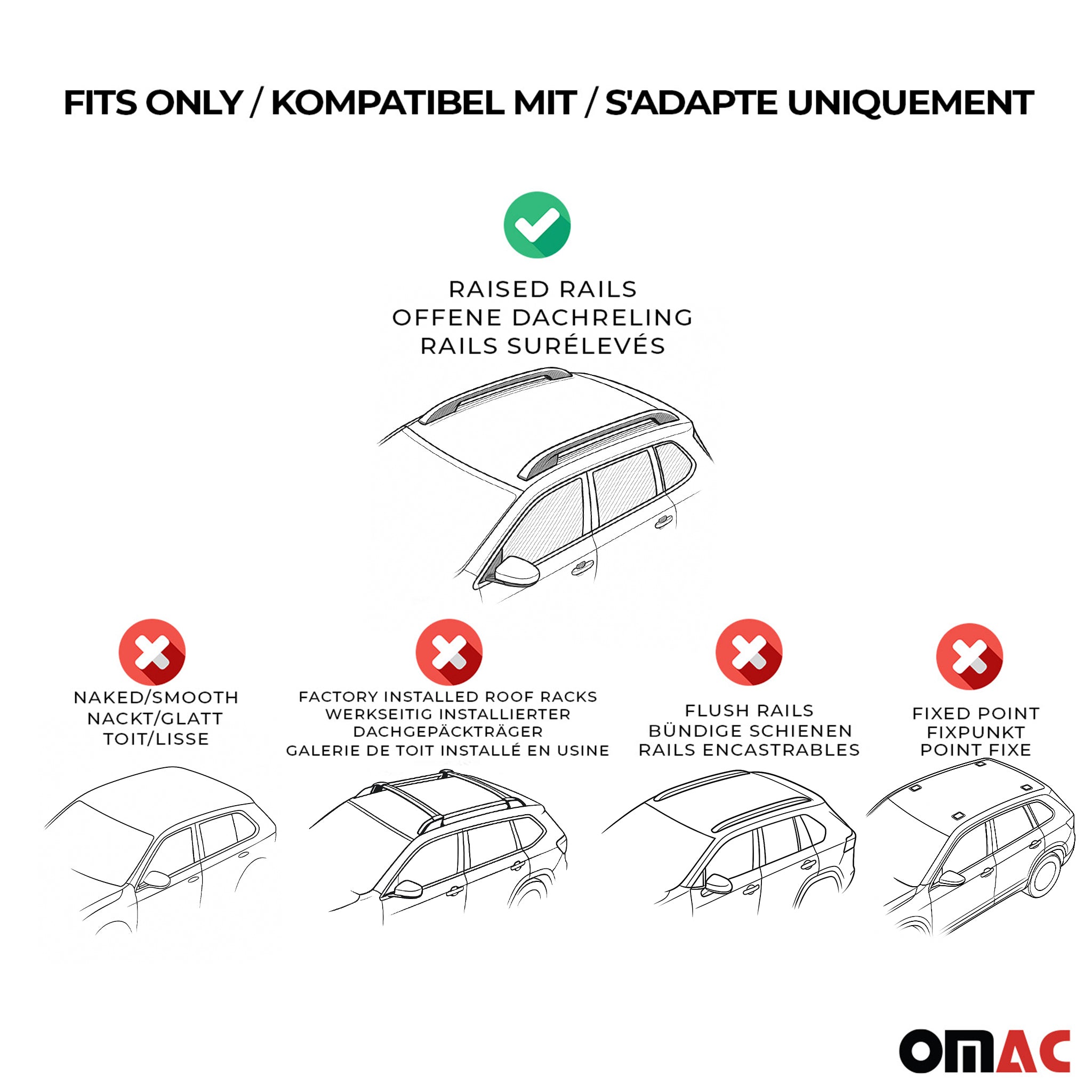 Menabo Dachträger für VW Golf VIII Variant / Estate / Alltrak 2019-2026 Silber
