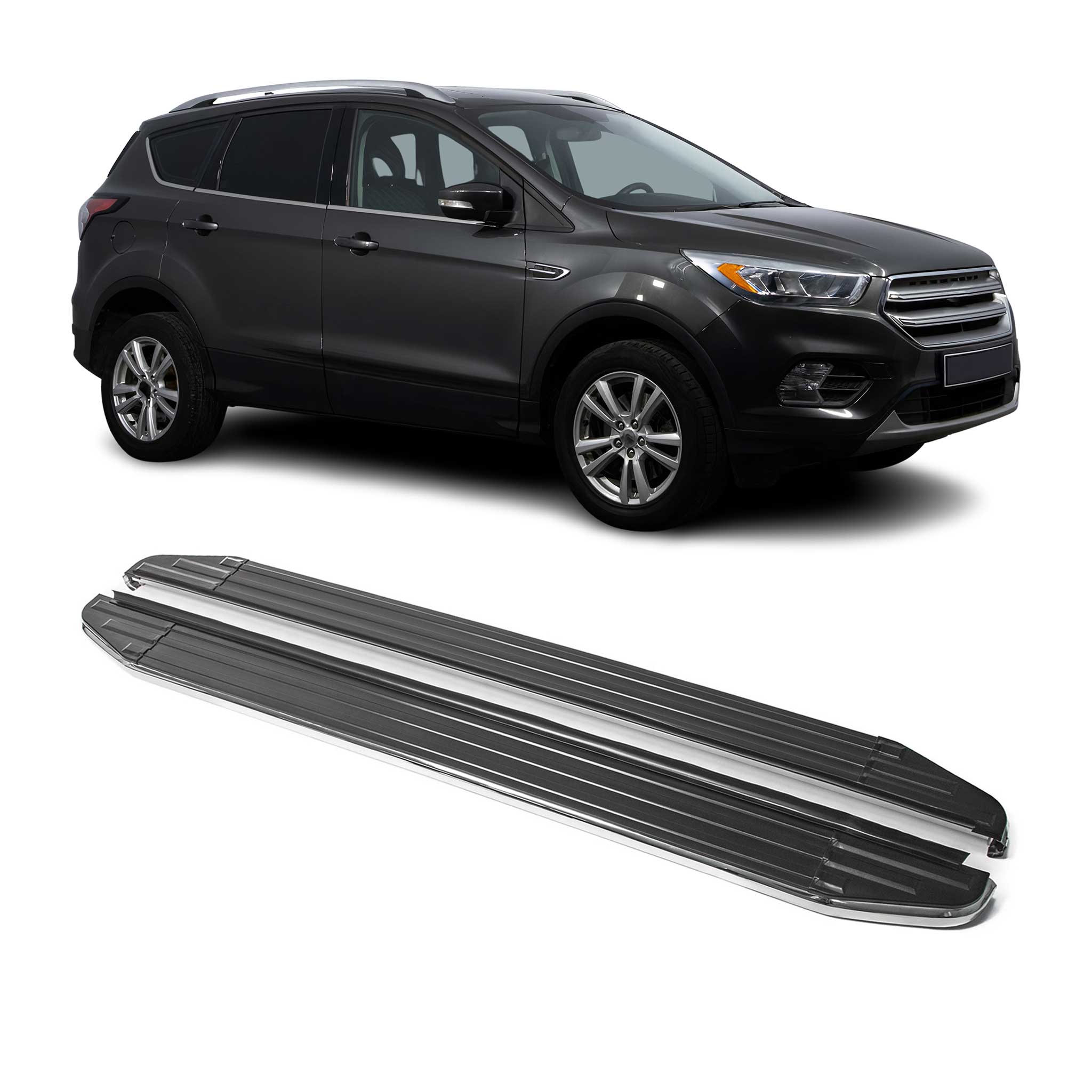 Trittbretter Seitenschweller für Ford Kuga 2013-2024 ABE Alu
