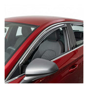 Windabweiser Regenabweiser für Seat Leon 2020-2024 Dunkel Acryl 2tlg