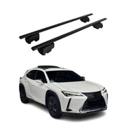 Dachträger Grundtäger für Lexus UX 2019-2026 75kg Metall Schwarz 2 tlg
