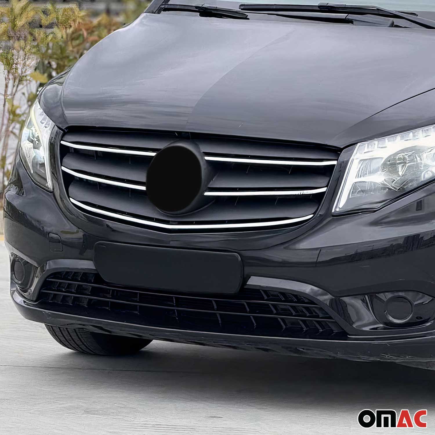 Kühlergrill Leisten Grillleisten für Mercedes Vito W447 2020-2026 FL Chrom 5tlg