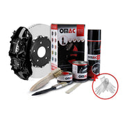 OMAC Bremssattellack Bremssattelfarbe New York Schwarz Glänz Auto Lack Set