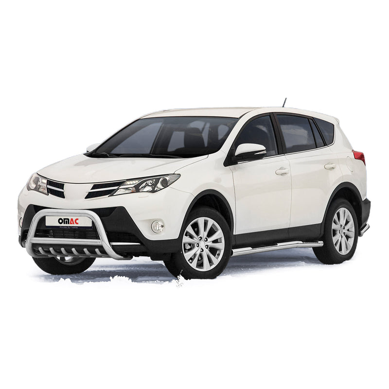 Frontbügel Frontschutzbügel für Toyota RAV4 2013-2015 mit ABE Stahl Silber