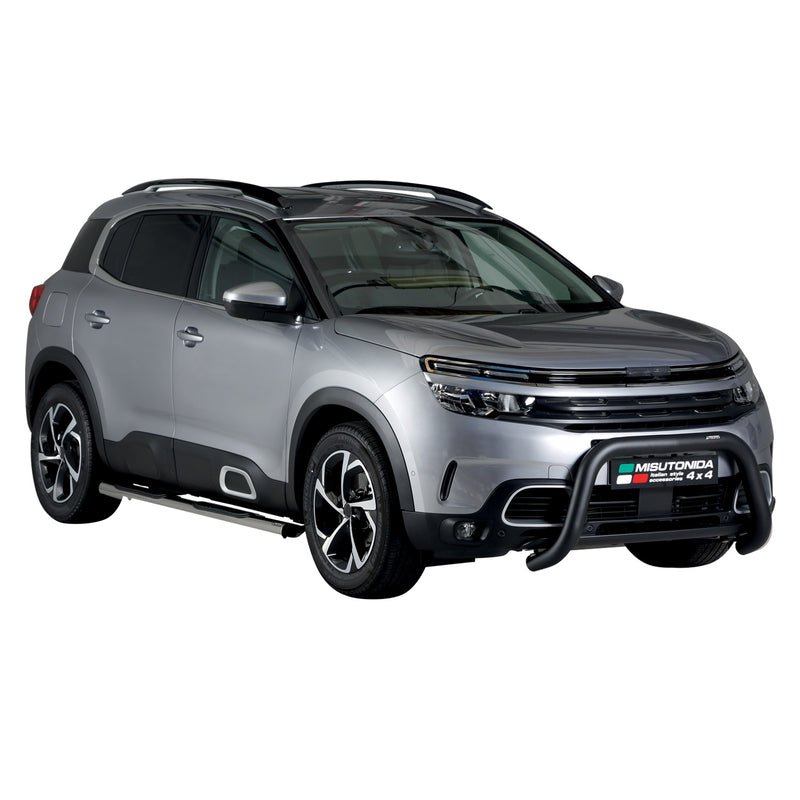 Frontbügel Frontschutzbügel für Citroen C5 Aircross 2018-2022 ø76 Stahl Schwarz