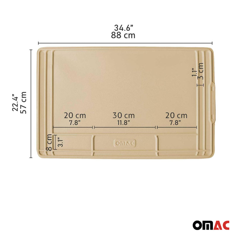 Wasserschutzmatte Spülenschrank Ecke Schutz Unterschrankausstattung TPE Beige