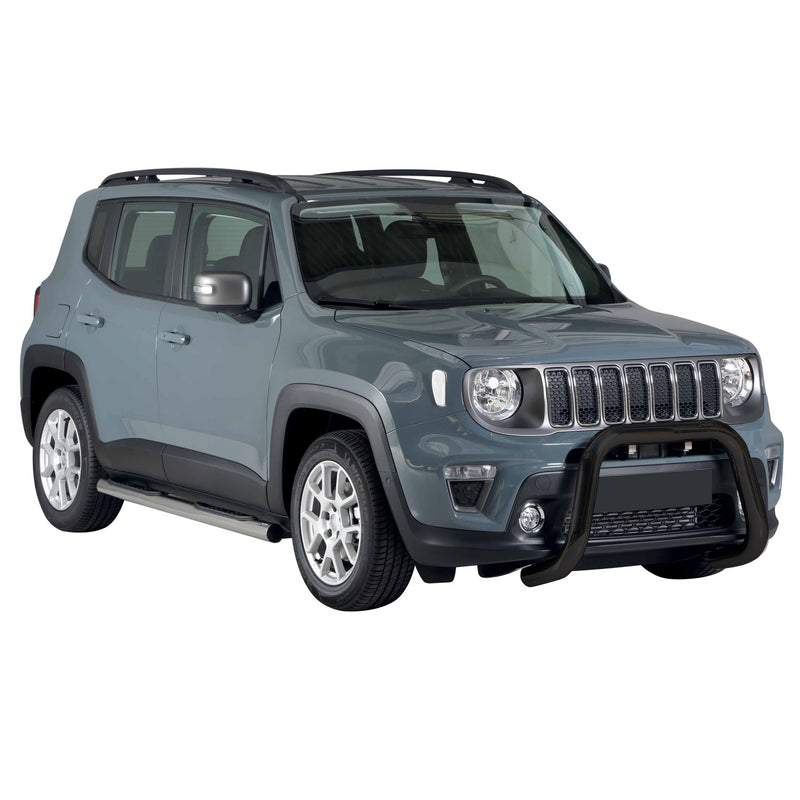 Frontbügel Frontschutzbügel für Jeep Renegade 2018-2022 ø76mm Stahl Schwarz