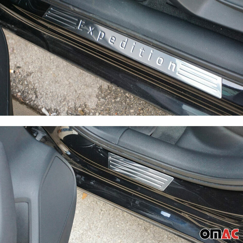 Einstiegsleisten Türschweller Edition für Mercedes C Klasse CLA Edelstahl 4x