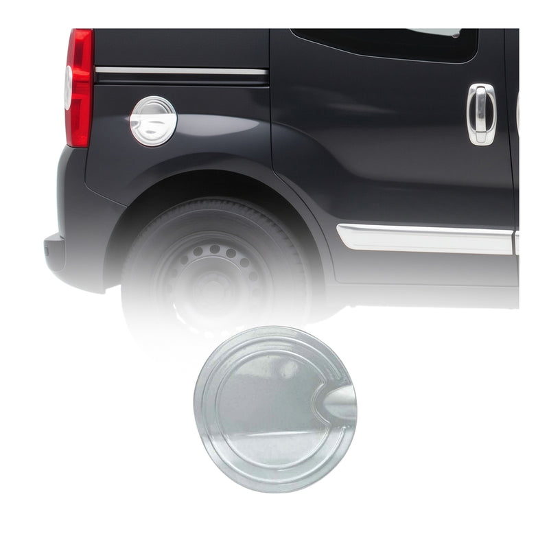 Tankdeckel Blende Tankklappe für Fiat Fiorino / Qubo 2007-2021 Edelstahl Chrom