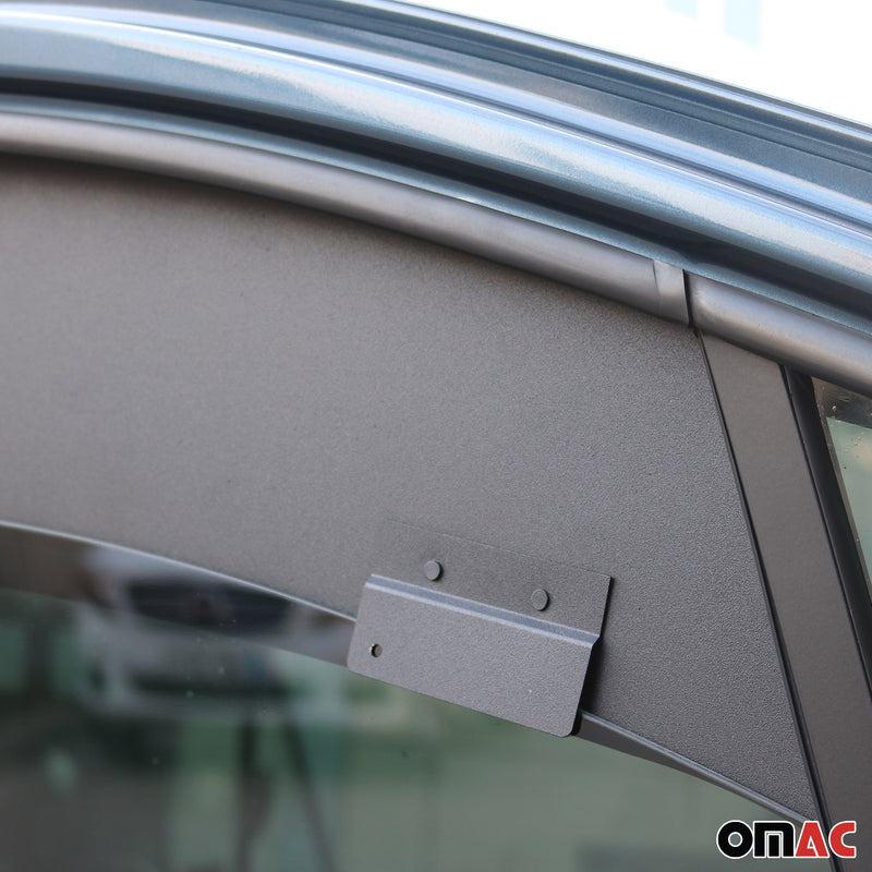 Lüftungsgitter Be & Entlüftung für Ford Tourneo Courier 2014-2024 Alu Schwarz 2x