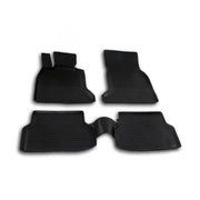 Fußmatten 3D Gummimatten für BMW 5er E60 E61 Limo Touring 2003-2010 Schwarz