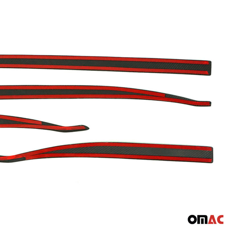 Seitenleisten für Jeep Renegade 2015-2023 Carbon Türschutzleisten Schutz 4 tlg