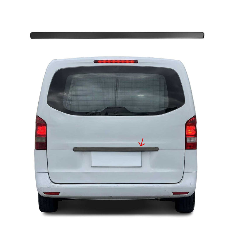Heckklappe Kofferraumöffner für Mercedes Vito W447 2014-2025 Edelstahl Dunkel