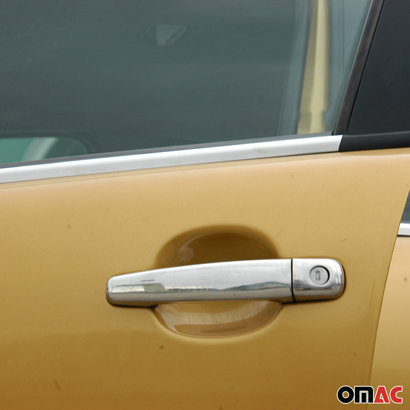 Türgriff Blende Türgriffkappen für Peugeot 307 2001-2009 2-Tür Edelstahl 4tlg