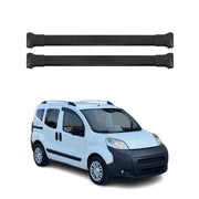 Dachträger Gepäckträger für Peugeot Bipper 2008-2016 Relingträger Alu Schwarz 2x