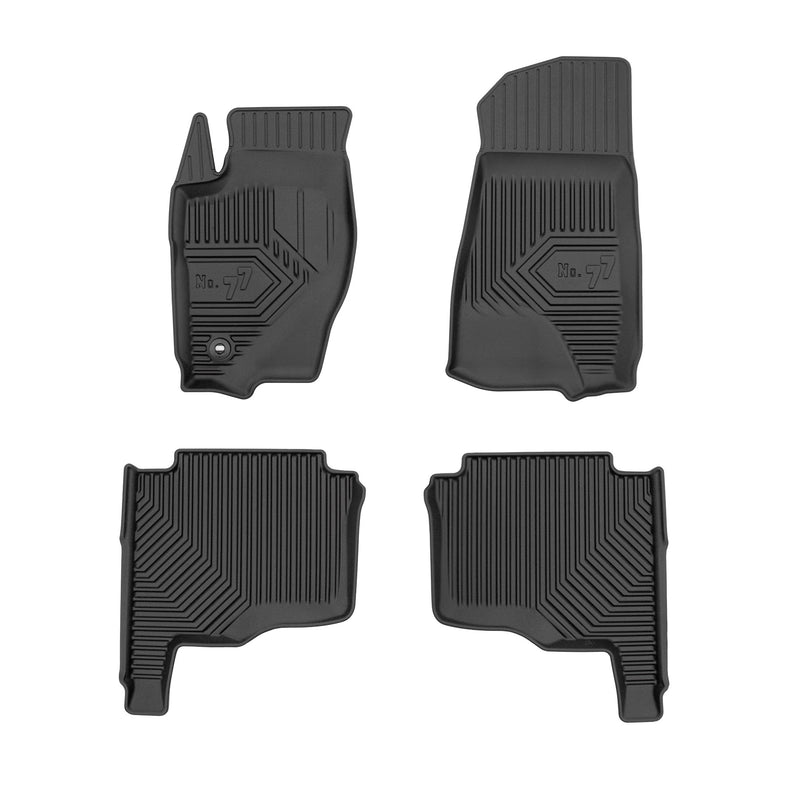Fußmatten Gummimatten für Jeep Grand Cherokee III 2004-2010 TPE Schwarz 4 tlg