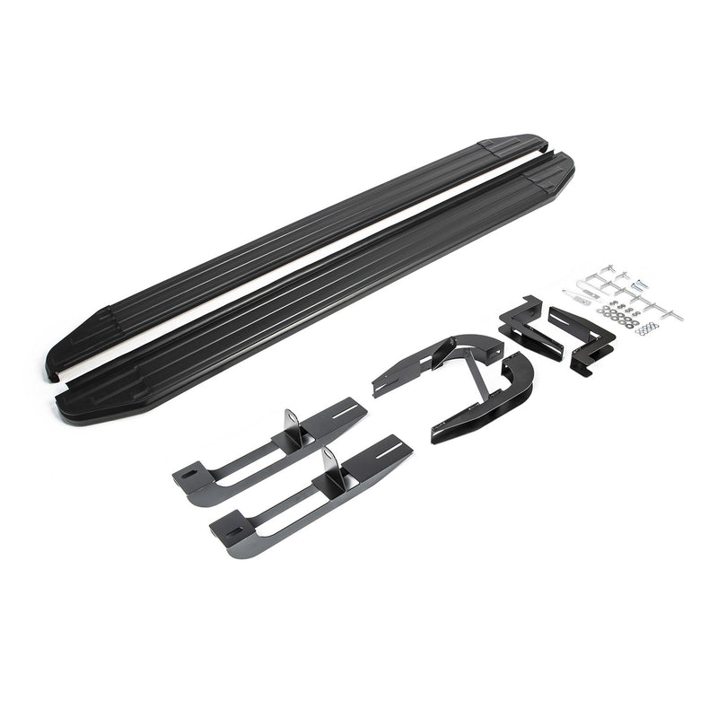 Trittbretter Seitenschweller für Hyundai Santa Fe 2006-2012 Alu Schwarz ABE