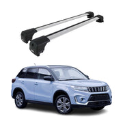 Dachträger Grundtäger für Suzuki Vitara IV 2015-2026 75kg Aluminium Silber 2 tlg