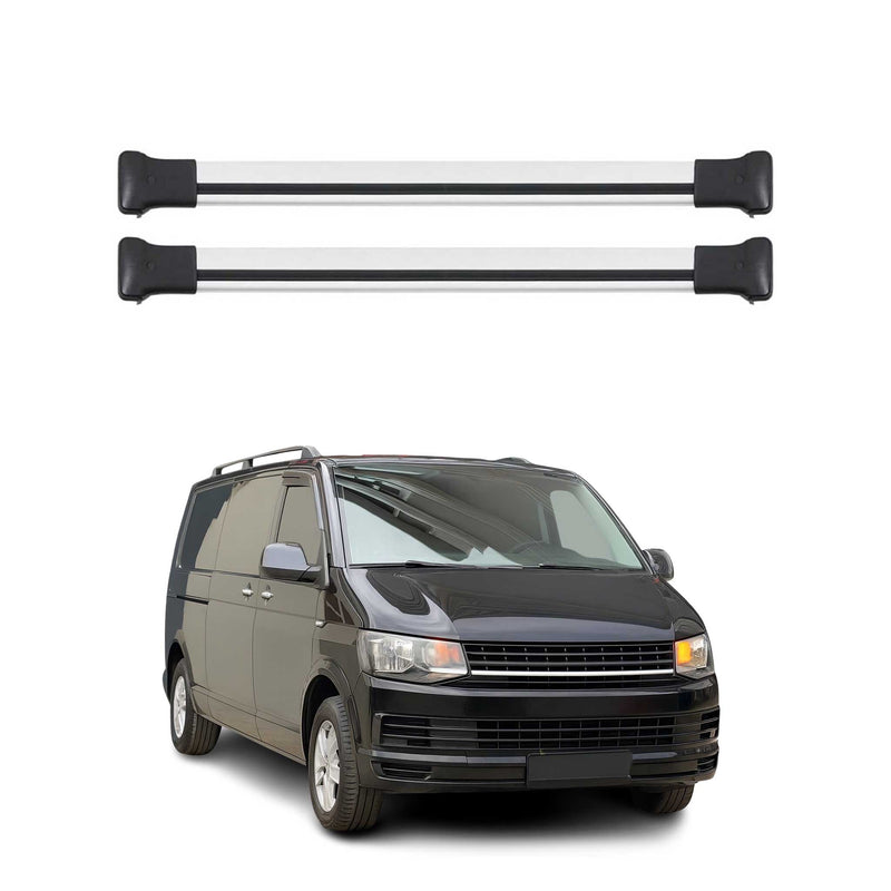 Dachträger für VW T6 T6.1 Transporter Multivan Caravelle 2015-2024 75kg Grau 3x