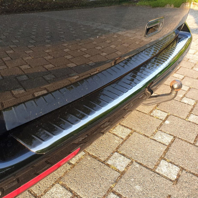Ladekantenschutz für VW T6 T6.1 alle ab 2015 Doppelflügeltür Chrom Dunkel