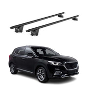 Dachträger Grundtäger für MG HS I 2018-2024 100kg Aluminium Schwarz 2 tlg ABE
