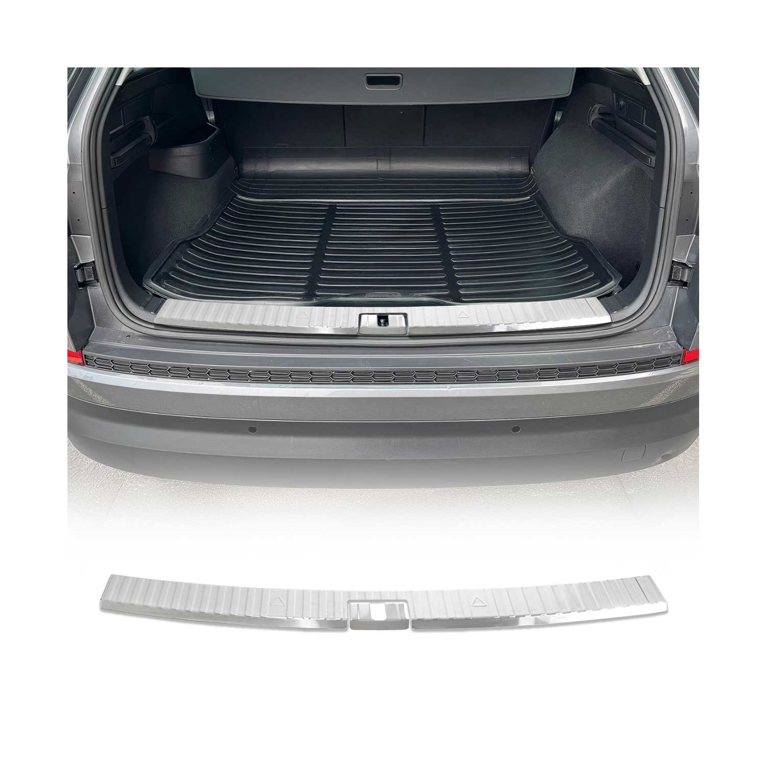 Ladekantenschutz Stoßstangenschutz für Skoda Kodiaq I 2016-2024 Edelstahl Chrom