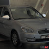 Spiegelkappen Spiegelabdeckung für Hyundai Accent 2005-2012 Chrom ABS Matt