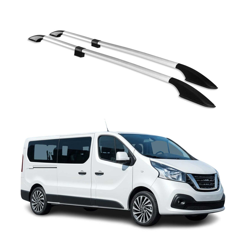 Dachreling Relingträger Alu für Nissan NV300 2016-2025 L2 LWB Langer L2 Alu Grau
