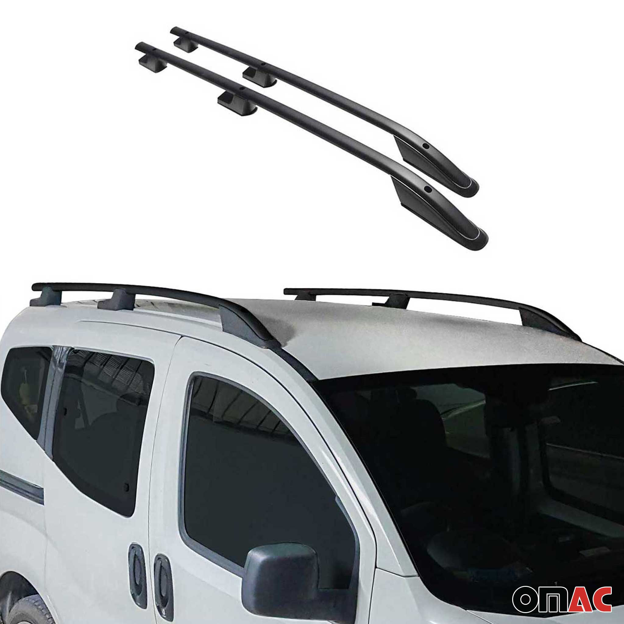 Dachreling Relingträger Aluminium für Ford Ranger PK P703 2022-2026 Alu Schwarz