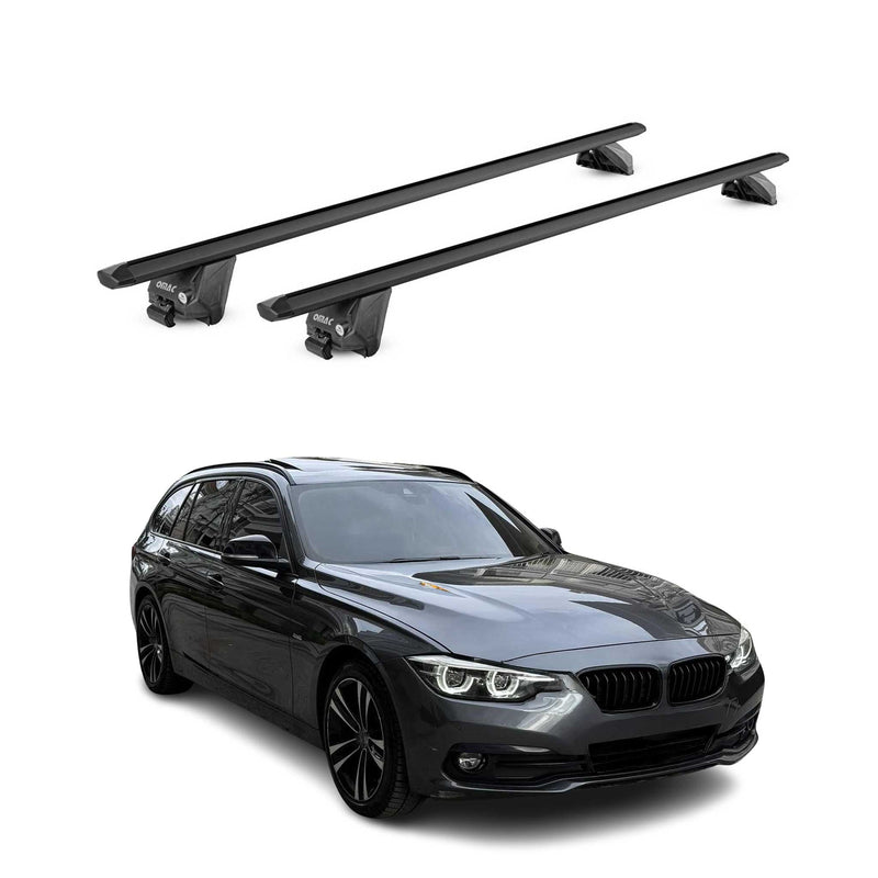 Dachträger Grundtäger für BMW 3er Touring F31 G21 2012-25 100kg Alu ABE Schwarz