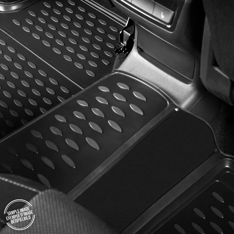 2012-2024 Ford Tourneo Custom 6x Fußmatten TPE Schwarz 6 tlg