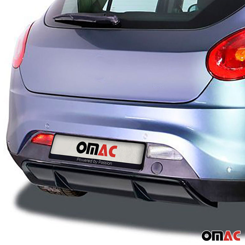 RDX Heckschürzenansatz Diffuser für Fiat Bravo 2007-2014 ABS Schwarz