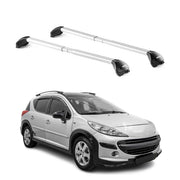 Dachträger Grundtäger für Peugeot 207 Kombi 2007-2012 5 tür 100kg Alu Silber ABE