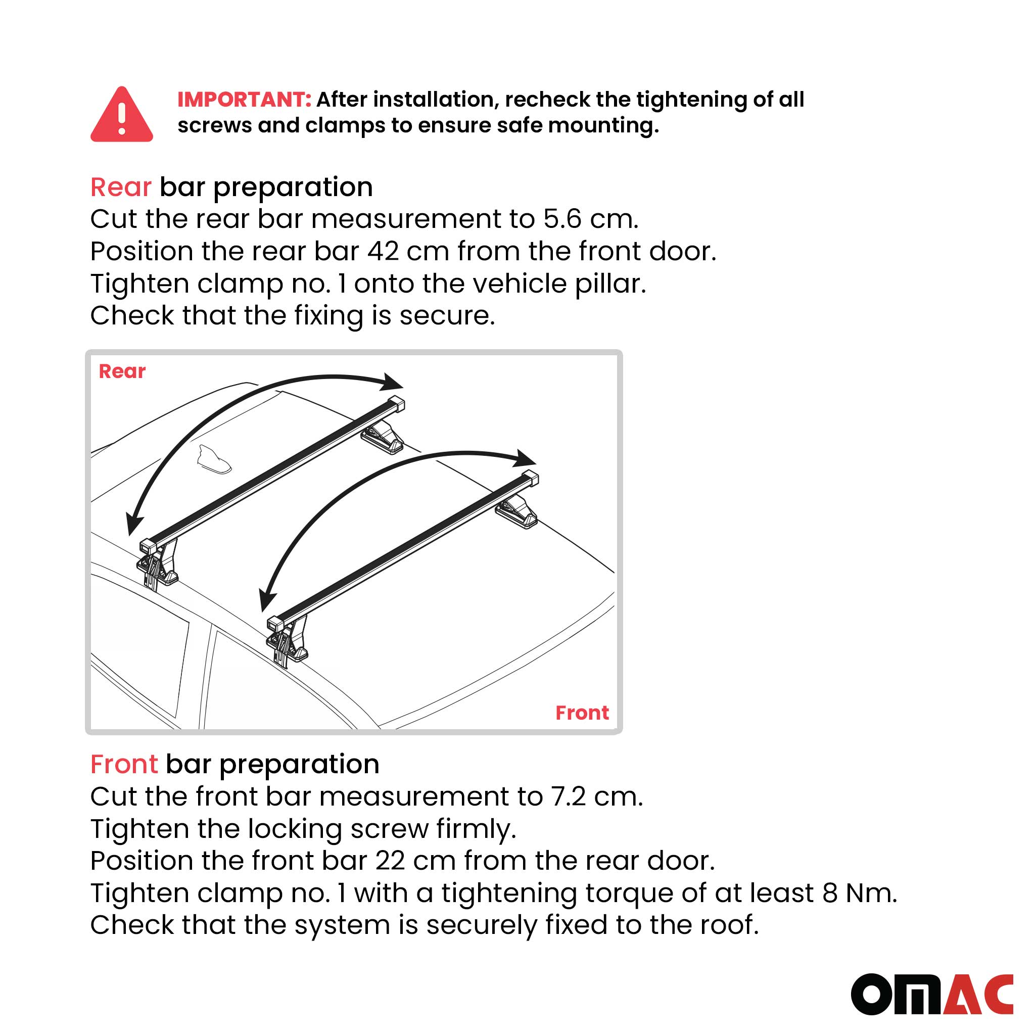 Menabo Dachträger Grundtäger für Dodge Hornet 2023-2025 50kg Alu Schwarz 2x
